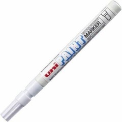 (5-Pack) ART PX-21 Uni-Paint Oil-Based Permanent Marker 0.8-1.2mm WHITE Sealed!