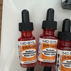 Lot of 28 Dr Ph Martins Radiant Concentrated Water Colors 1/2 Oz Bottles