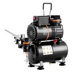 3.5L Tank Airbrush Setup Dual Fan Nozzle 0.3mm Adjustable Flow