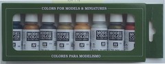 – Model Color Effects Metallic Colors Set | Modeling Acrylic Paints | 8 Bottl…