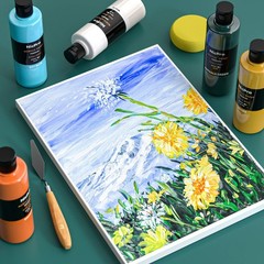ACRYLIC PAINT SET for Kids Adults Artists Canvas 250ml 18 Colors NICPRO