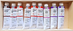 HOLBEIN ARTISTS’ OIL PAINT LOT – 77 x 40mL TUBES – ALL HIGH SERIES – $5K NEW