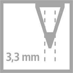 Black Water Soluble Graphite Pencil For Film Glass Marking Easy To Sharpen