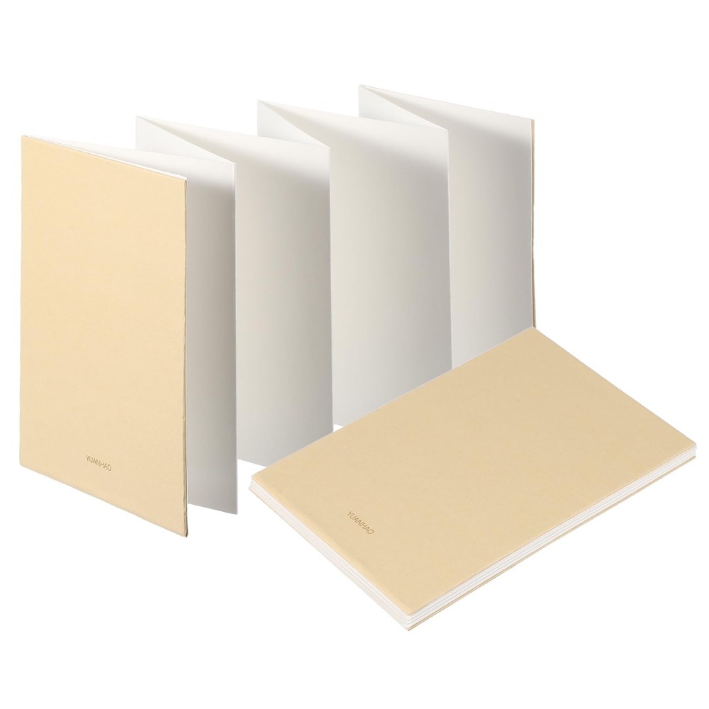 7.5×5.2 Concertina Sketchbook Notebook, 16 Sheets 300GSM/140lb Unfold 103cm S…