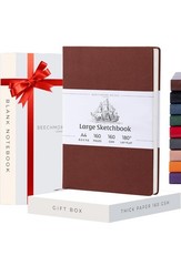 BEECHMORE BOOKS London Sketch A4, 8.3x 11.5 inch Blank Sketchbook Drawing 160gsm