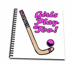 3Drose Db1163211 Girls Play Too Pink Field Hockey Stick And Ball Sports
