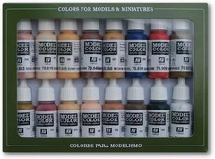 Face & Skin Tones Acrylic Paint Set – 16 Colors