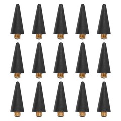 15Pcs Wax Head Tips Rhinestone Picker Tool Wax Pencil Tips Black