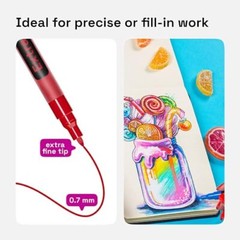 Paint Pens for Rock Painting, Stone, Ceramic, Glass, Wood, Canvas. Set of 12 …