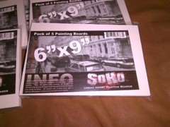 New SoHo Painting Boards 6×9, 9×12 Art Bites All Media Art Panel 2×4, 6×6