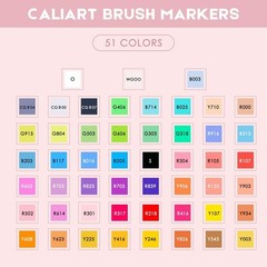 51 Multicolor Brush & Chisel Dual-Tip Markers – Perfect for Art Enthusiasts