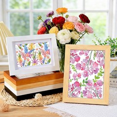 Konsait 24 Sheets Spring Floral Scrapbook Paper 12×12, Double Multicolor