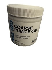 Coarse Pumice Gel by GOLDEN 8 fl. oz. Jar Professional Acrylic Gel Medium Opaque