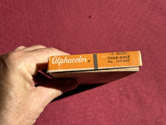 Vintage Alphacolor Char-Kole Compressed Charcoal Sticks, 9 Sticks : # 167-007