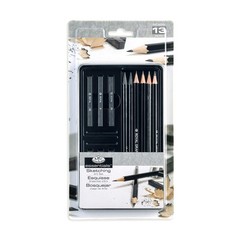Royal & Langnickel Small Tin Graphite 12 Count (Pack of 1), Assorted