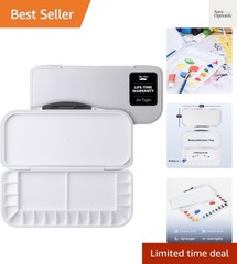 Compact 18-Well Watercolor Palette – Airtight Design for Travel & Art Class