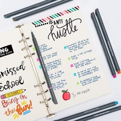24 Colored Journaling, Fine Line Point Drawing Marker Pens for Writing Journa…