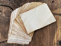 Wanderings Handmade Vintage Deckle Edge Blank Paper 5.8″ x 8.3″ A5 A5 Packa…