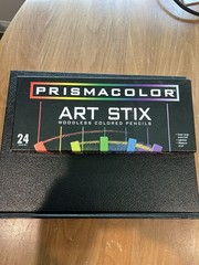 Prismacolor Art Stix 24 Color Set Woodless Colored Pencils Complete w/ Original