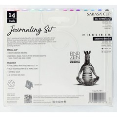 Zebra Pen Sarasa Clip Gel Pens/Mildliner Markers Set (zeb-10014) (zeb10014)