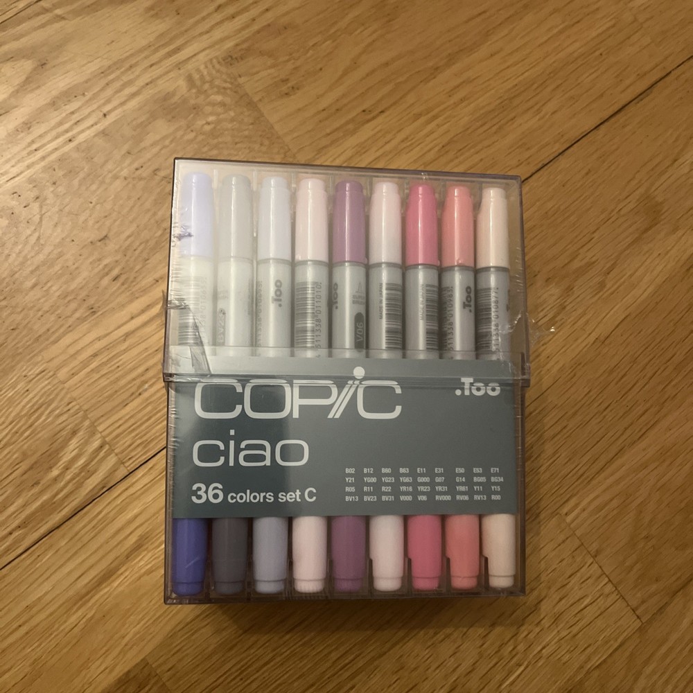 Copic Ciao 36 Marker Set C Colours Brand New