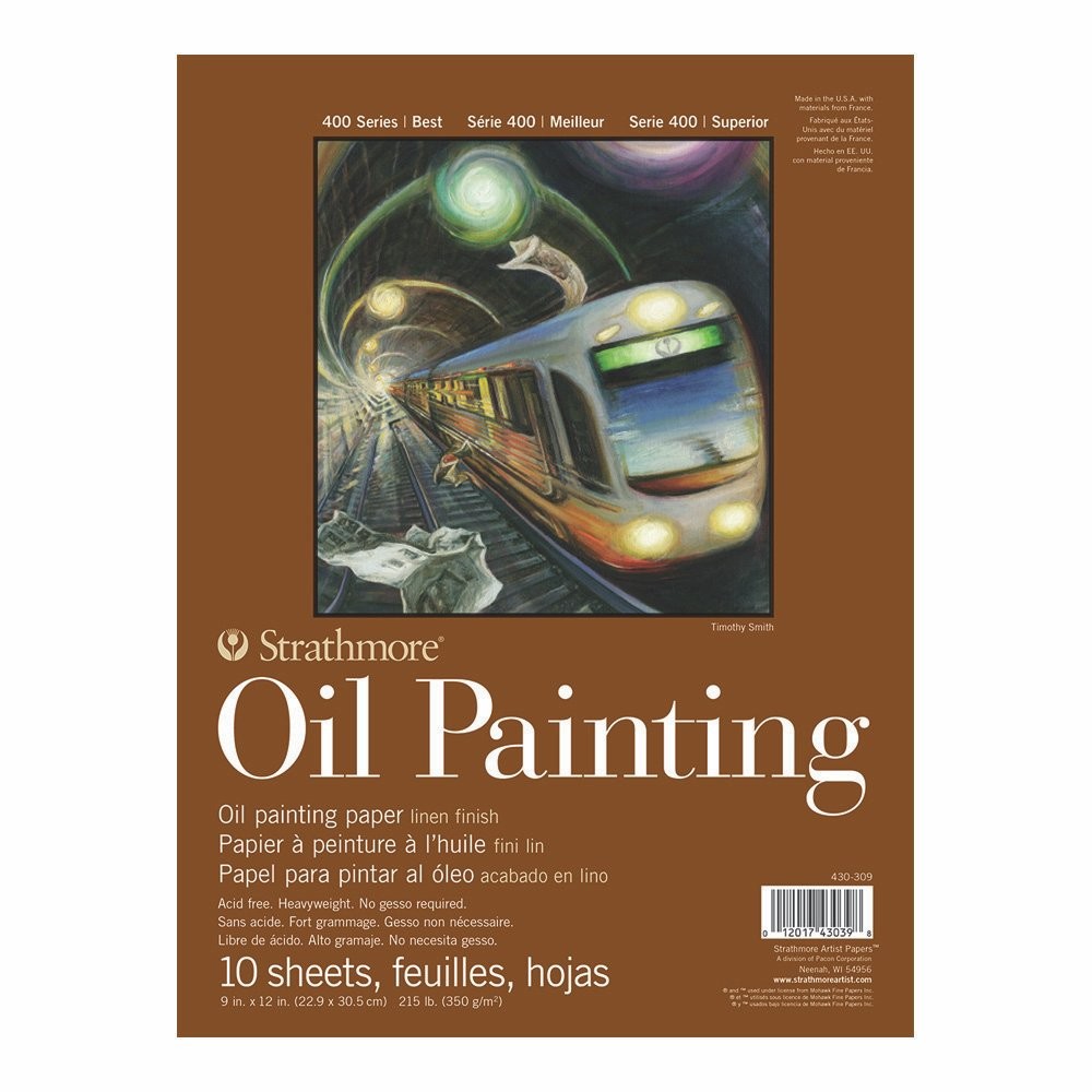 400 Series Oil Painting Pad 9″X12″-10 Sheets -62430309