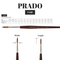 Art Products Escoda Prado Series Artist Watercolor & Acrylic Short Handle Rou…