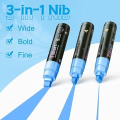 Eco-Friendly Chalk Markers – Jumbo 10mm Tip, 8 Pack