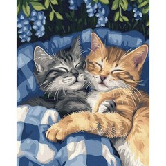 Adbrain Snuggly Companions Paint by Number Kit