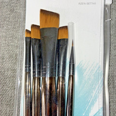 Royal & Langnickel Zen 5 Piece Angular Artist Paint Brush Set Ser 73 RZEN-SET735