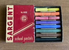 Vintage Sargent School Pastels Made in USA