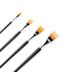 4Pcs Comb Artist Brush Set, Professional Artist Paintbrushes for Acrylic1175