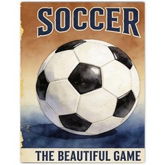 Soccer Paint by Numbers Kit for Adults, Soccer Paint by Numbers for Adults, Acry