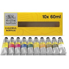 Galeria Acrylic Paint Kit – 10 60ml Tubes, Assorted Colors