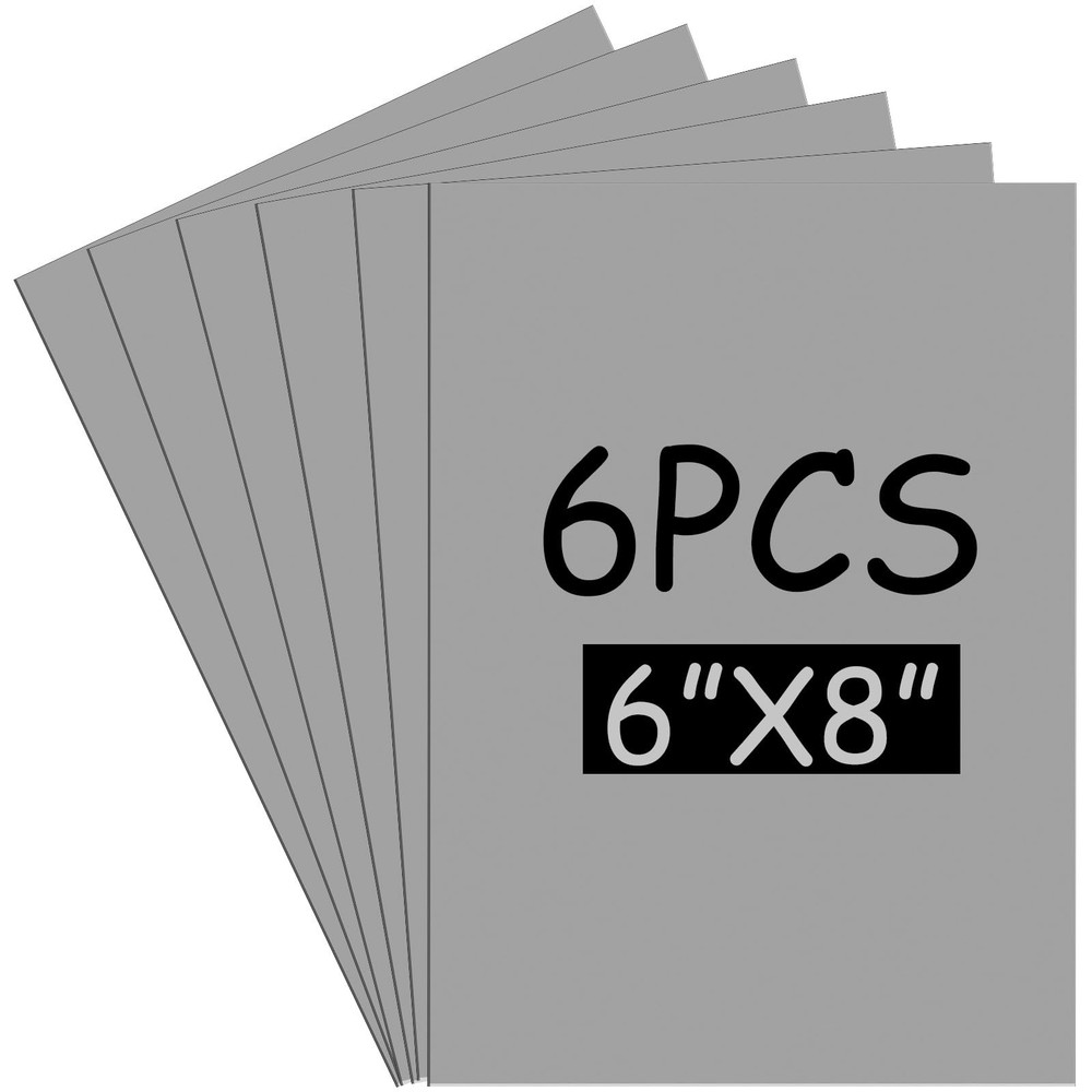 6 Pcs 6 x 8 Inch Linoleum Block Rubber Stamp Carving Blocks Soft Linocut Bloc…