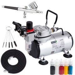 Timbertech Airbrush Kit With Compressor AS18-2K Basic Sta
