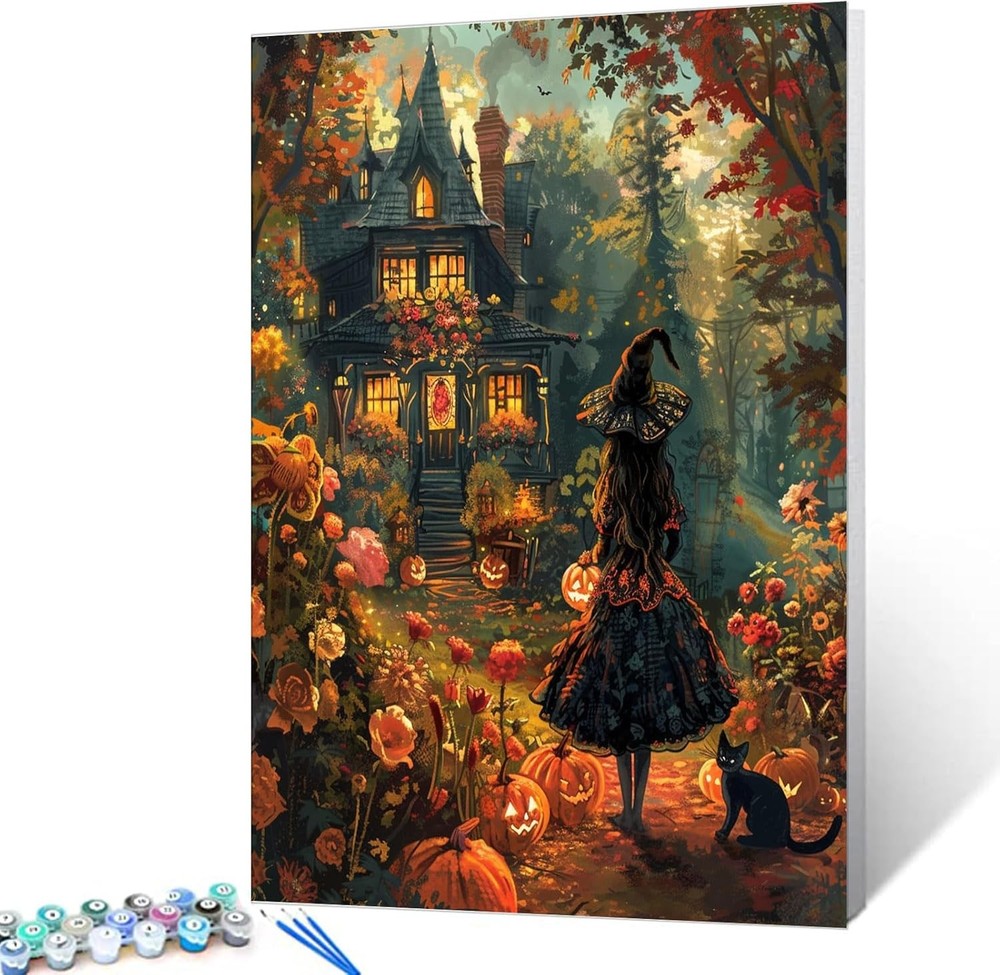 Paint by Numbers Kit DIY Canvas Painting Set for Adults Kids Home Decor Gift DIY