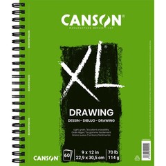 XL Series Drawing Pad, Side Wire Bound, 9×12 inches, 60 Sheets – Artist Paper…