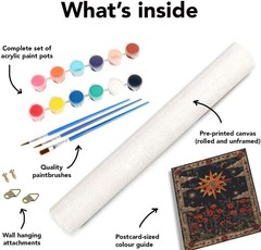 3 pack Sun Moon Stars Paint by Numbers Kit for Adults Beginner,Celestial body…