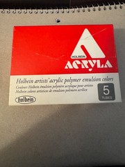 HOLBEIN ARTIST ACRYLA POLYMER EMULSION COLORS 5 TUBE 10ml SET