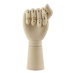 Wood Artist Drawing Manikin Articulated Mannequin with Wooden Flexible Finger…