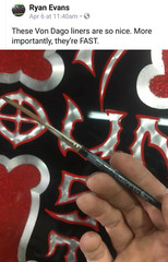 # 6 Lettering Outlining Brush by Andrew Mack – Von Dago “PRO SERIES”