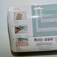 WeR Memory Keepers Planner Album PUNCH BOARD Hole Punch w/Adjustable Punches