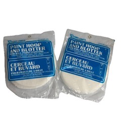 2 Paint Hoop Blotter 2 Replacement Blotter Vogart Crafts 7″ 4 FACTORY SEALED PKG