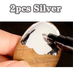 Liquid Chrome Mirror Marker Pens Waterproof Diy Paint Pen Craftwork Pen