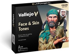 Face & Skin Tones Acrylic Paint Set – Perfect for Realistic Miniatures