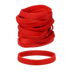 2.8″ x 1/3″ 100 Pcs Red Heavy Duty Elastics Rubber Bands for File Folder