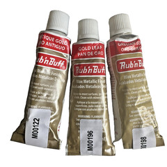 Amaco Rub ‘N Buff 3 Color Set Gold Leaf Antique Gold Grecian Gold
