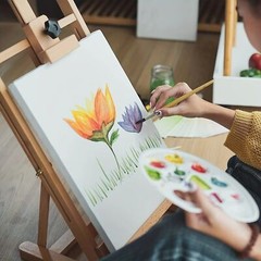 Cotton Blank Canvas Board,Suitable For Gouache Watercolor Acrylic Oil Painting