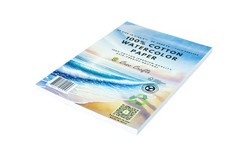 100% Cotton Watercolor Paper 8×5 Inch A5 Cold Pressed 36 PCS Sheets Premium